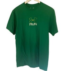 Under Armour Run Own the Road Green Small short sleeve tshirt